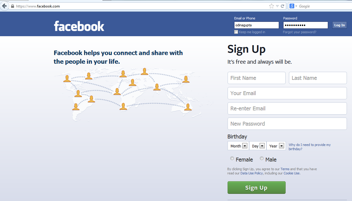 How to update Facebook status update by Any Device like Apple