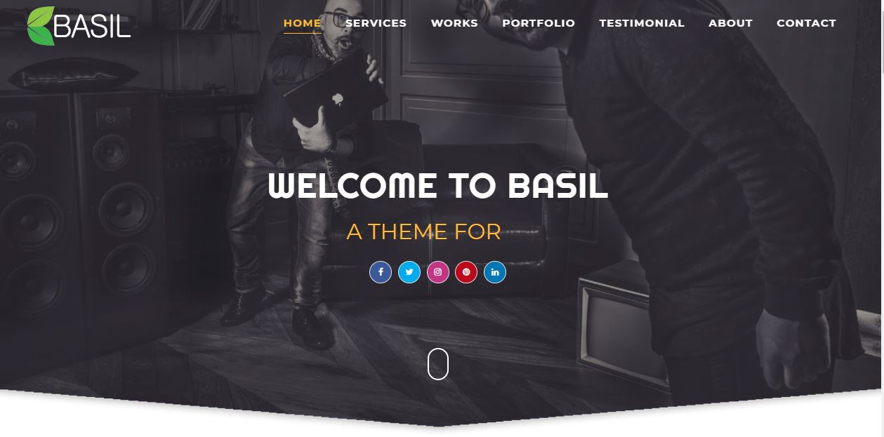 Basil-portfolio-premium-version-responsive-blogger-template-free-download