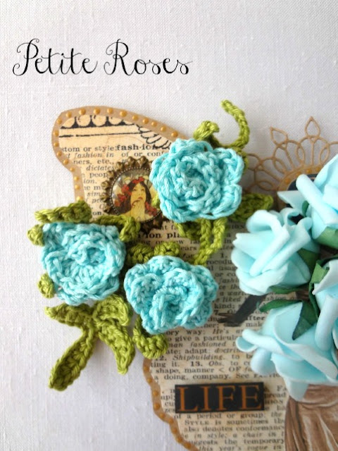 Petite Rose Necklace & Bracelet - free pattern