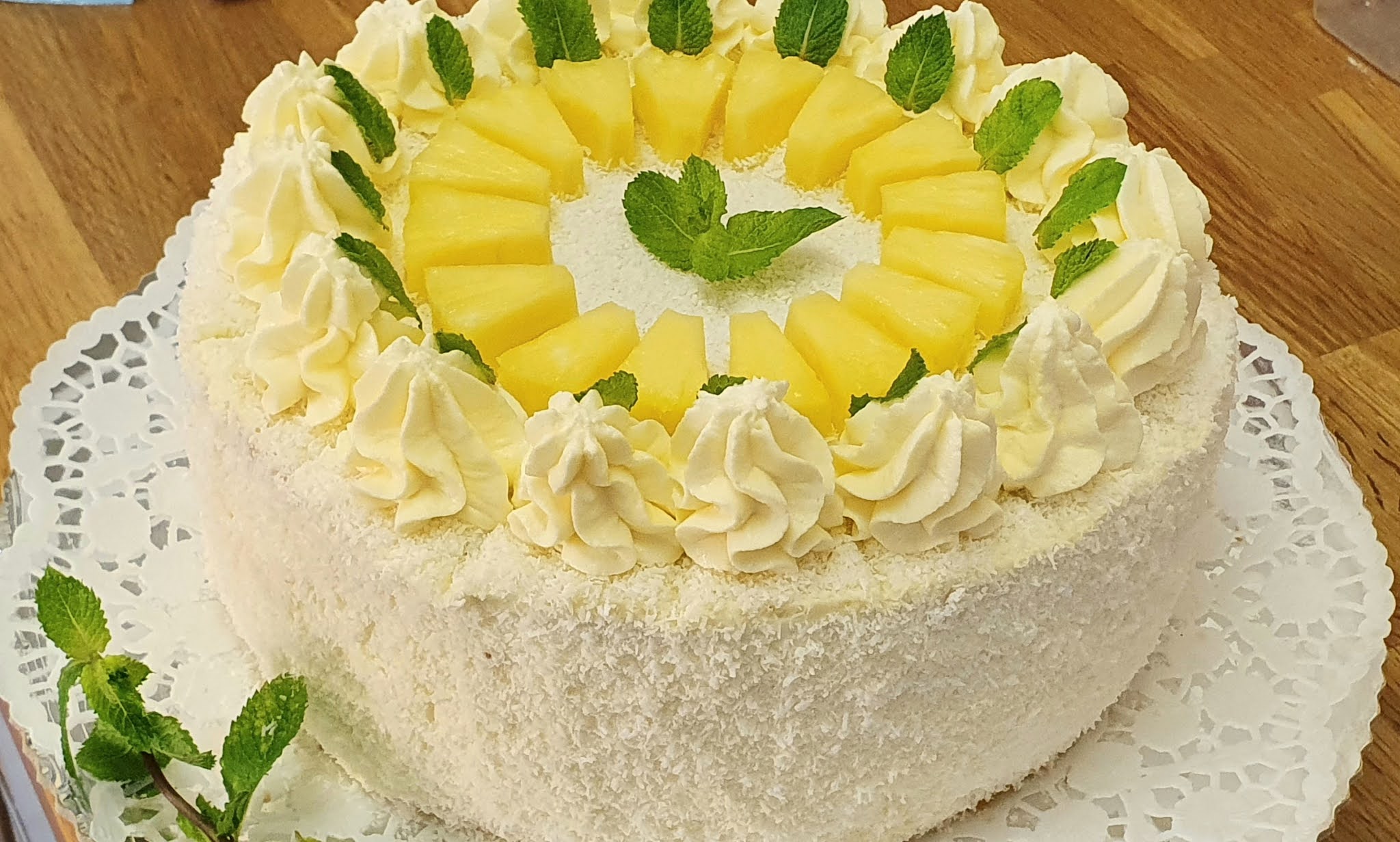 Lilian&amp;#39;s Baking Inspiration: 🍍🥥🍍🥥🍍 Kokos Ananas Curd Torte🍍🥥🍍🥥🍍