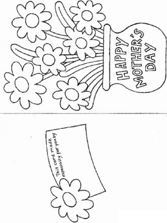 Early Play Templates Mother s Day Card Templates