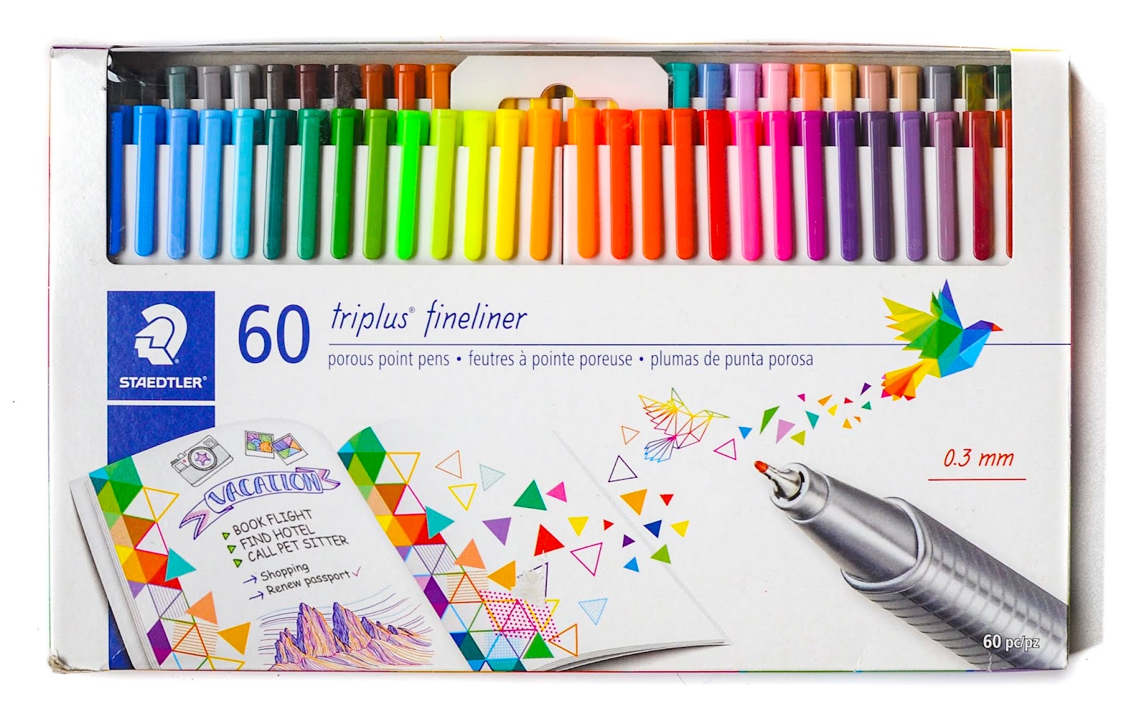 STAEDTLER Color Pen Set, Set of 36 Assorted Colors (Triplus Fineliner Pens)