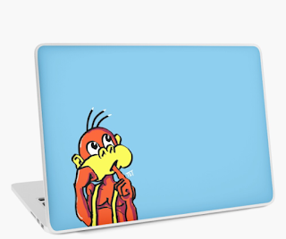 Bored Monkey Laptop Skin by TET. Available from RedBubble.