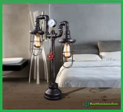 Table Lamp Industrial Model Pipes Table Lamp Industrial Model Pipes