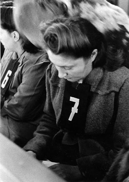 Greta Bösel in the dock in 1947 worldwartwo.filminspector.com