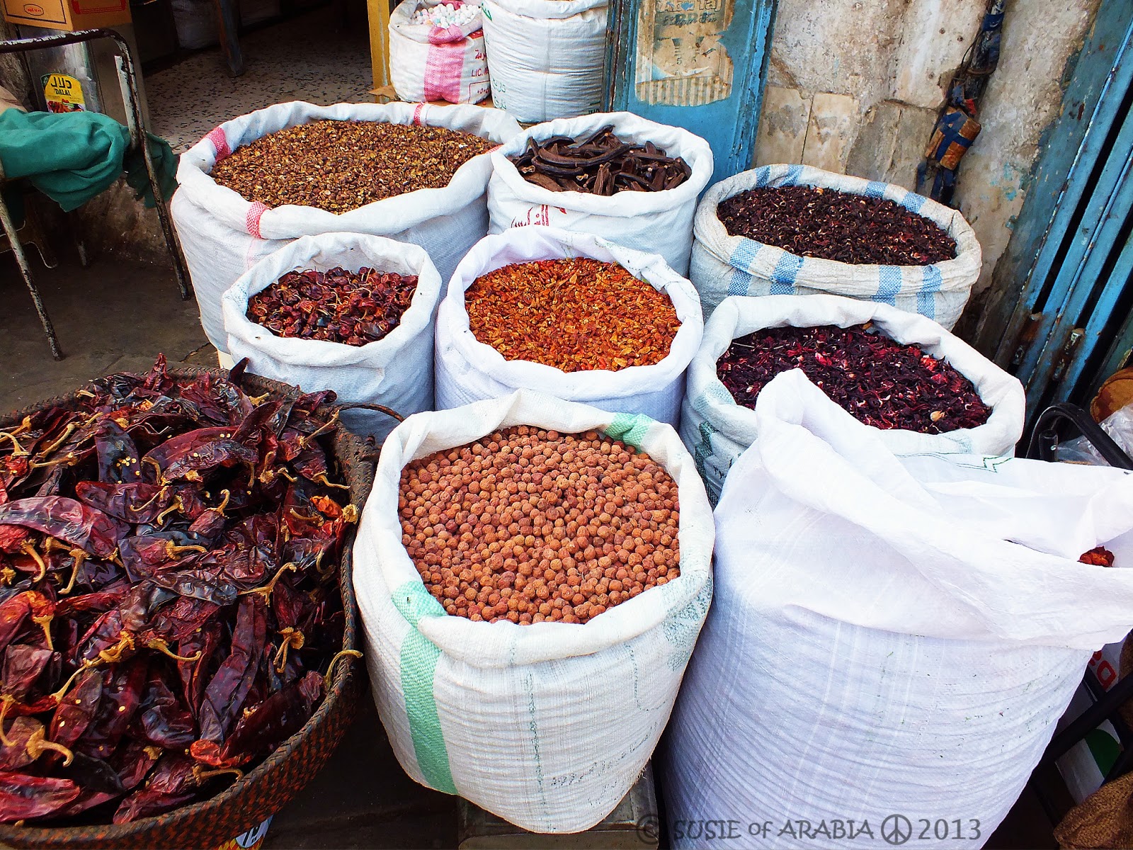 Jeddah Daily Photo Jeddah Sidewalk Bulk Spices