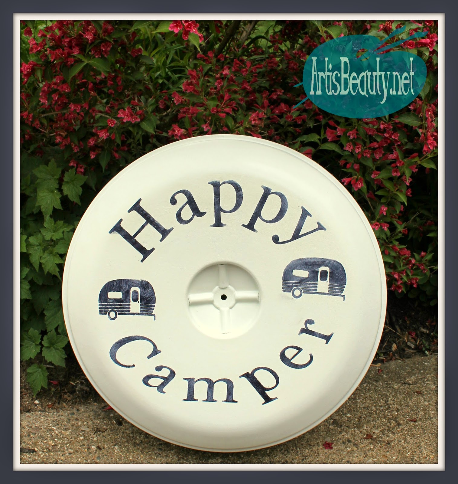 ART IS BEAUTY Custom "CAMPING" Spare Tire Cover for FATHERS DAY