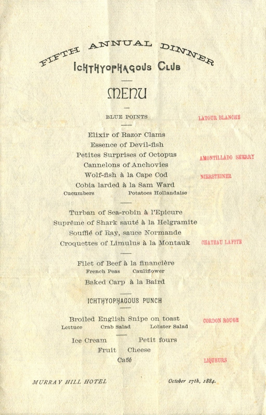 Supreme Of Shark The American Menu