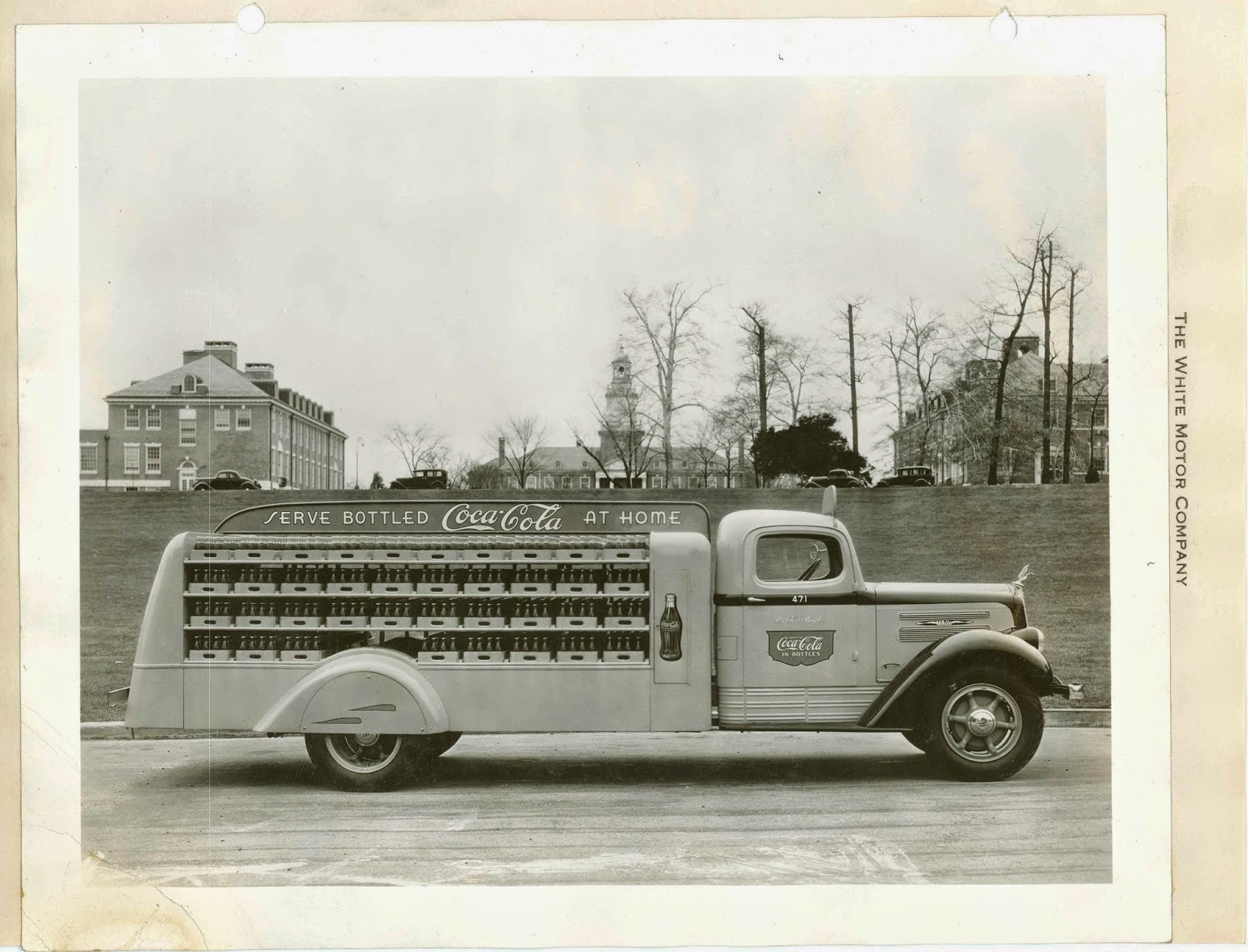 Old Photos Coca-Cola Advertising Delivery Trucks