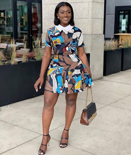 simple ankara tops for ladies