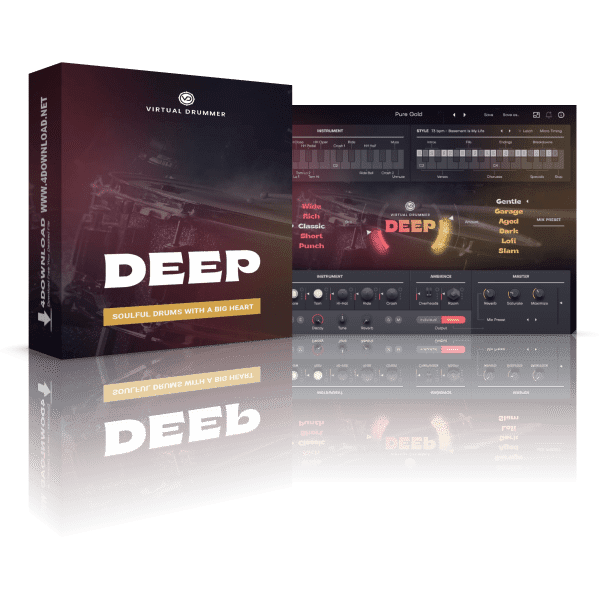 UJAM Virtual Drummer DEEP v2.1.1 Full version