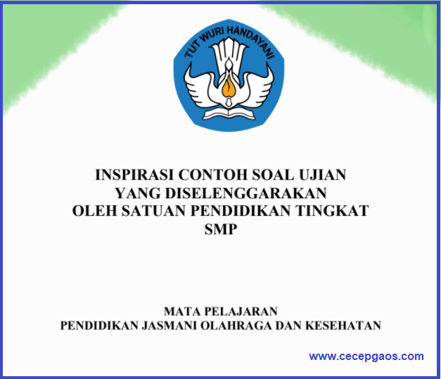 Panduan Penyusunan Dan Contoh Soal Ujian Sekolah Tingkat Smp Mata Pelajaran Pjok Cecepgaos Com