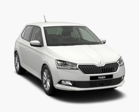 Bavettes SKODA FABIA MONTE CARLO MK2 2011 Hatch Bavette Noir Logo 4 mm blanc