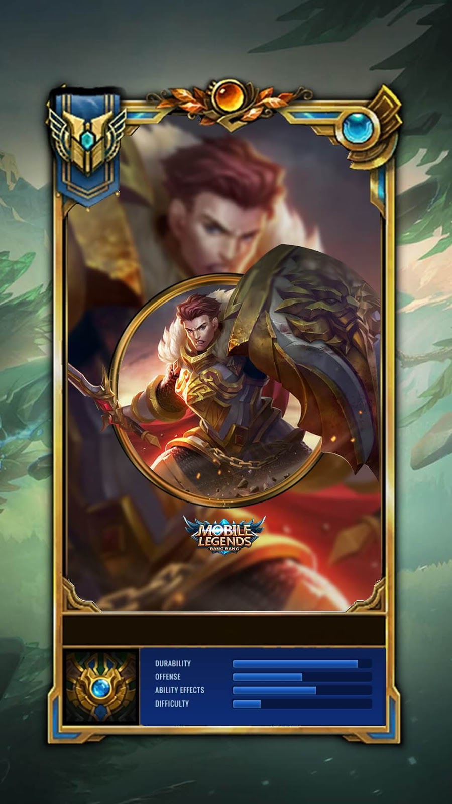 Wallpaper Tigreal Warrior Of Dawn Old Skin Mobile Legends HD for Mobile