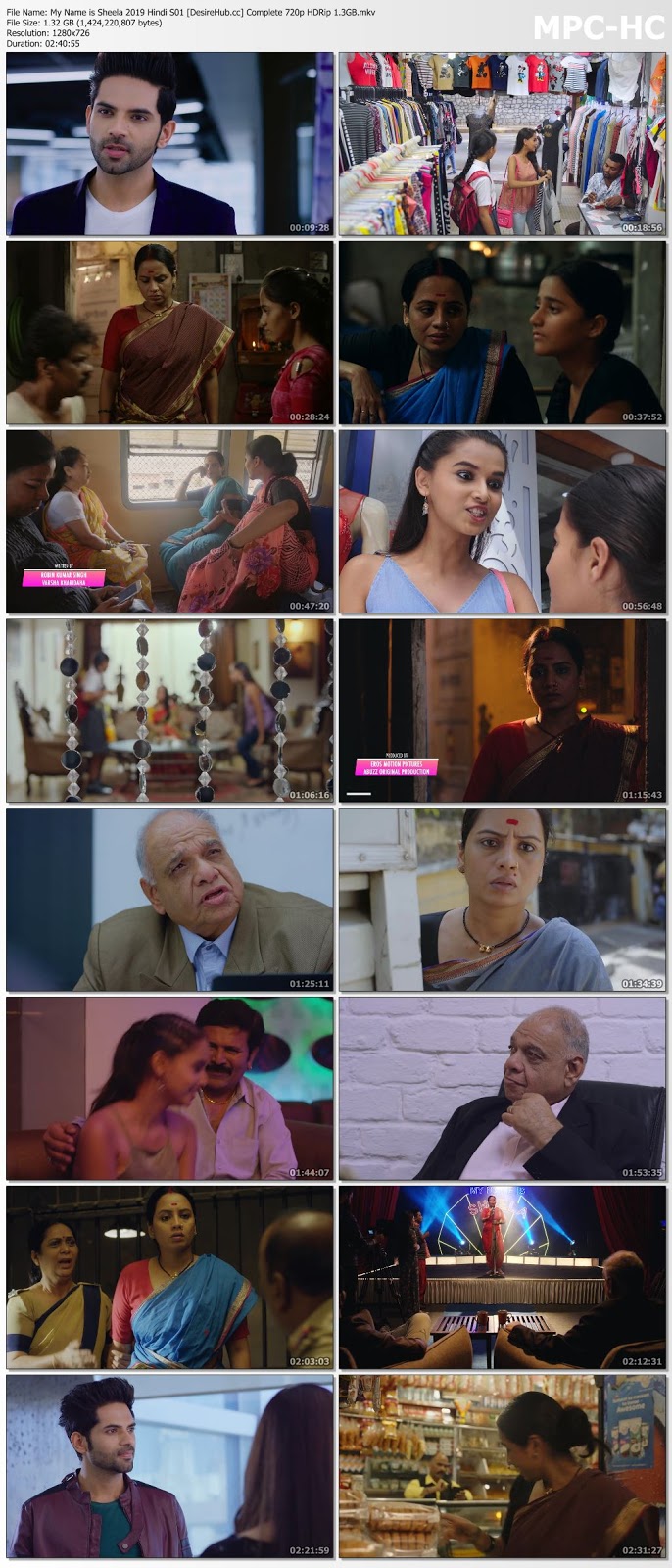 My Name is Sheela 2019 Hindi S01 Complete 720p HDRip 1.3GB | DesireHub