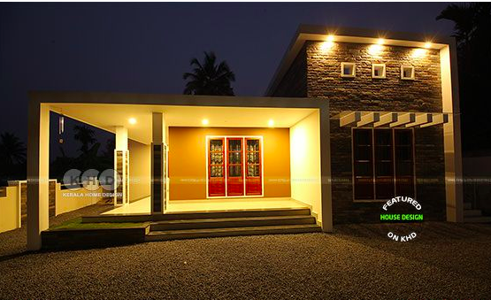 Furnished Single floor Kerala home design 1616 sq-ft