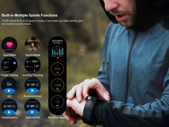 SmartWatch Phone Zeblaze THOR 4G Dual camera video call Google Play android7 BT4 quard core SmartWatch Phone Zeblaze THOR 4G Dual camera video call Google Play android7 BT4 quard core