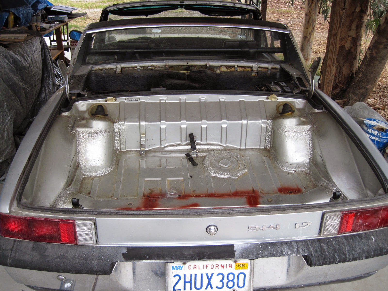 Porsche 914E Electric Conversion and Tesla Obsession Up on Jack Stands