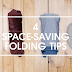HOW TO FOLD CLOTHES TO SAVE SPACE