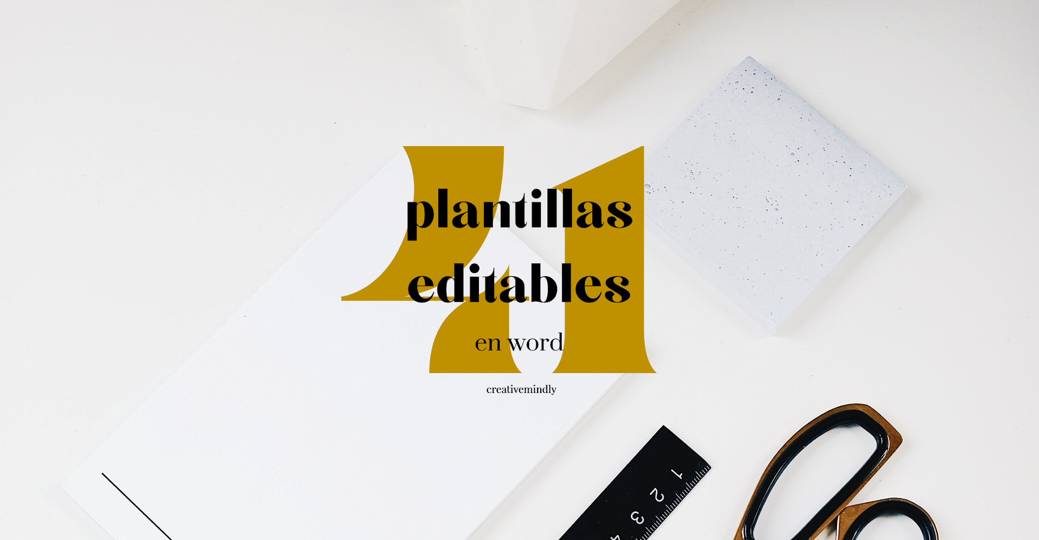 Creative Mindly: Plantillas editables en word para ti