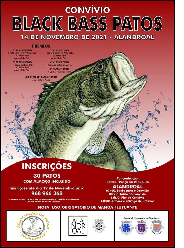 Convívio Black Bass Patos - 14 de Novembro de 2021 - Alandroal.