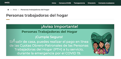Facilita IMSS pago de cuota en línea para personas trabajadoras del hogar