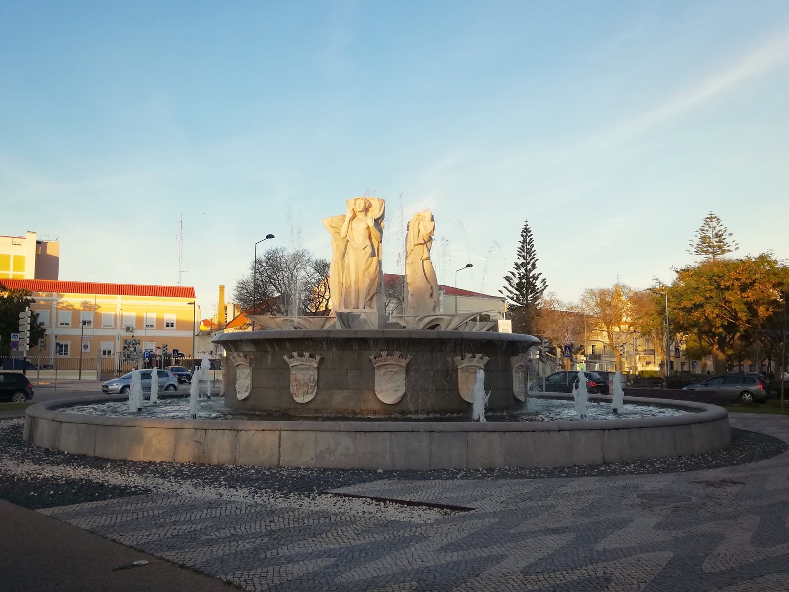 As musas e a fonte em Setúbal