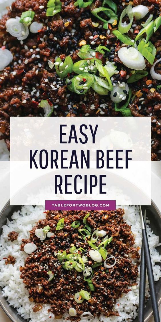 Korean Beef - Recipe Notes