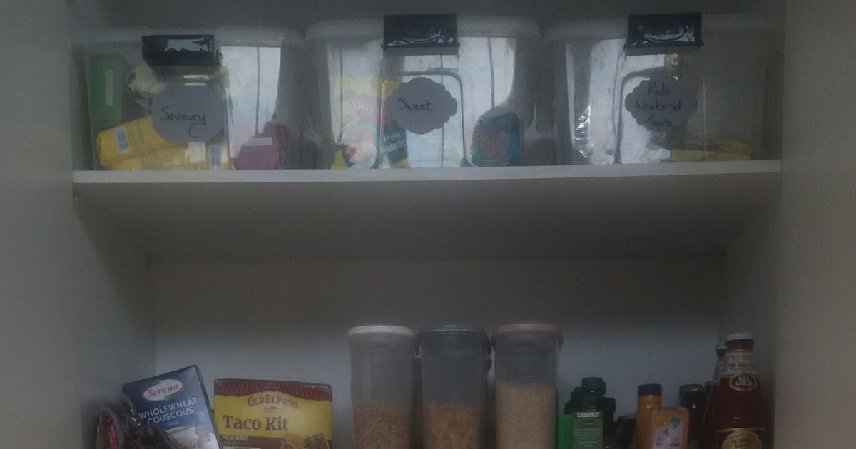 Organise your grocery cupboard like THIS and if you're short like me
