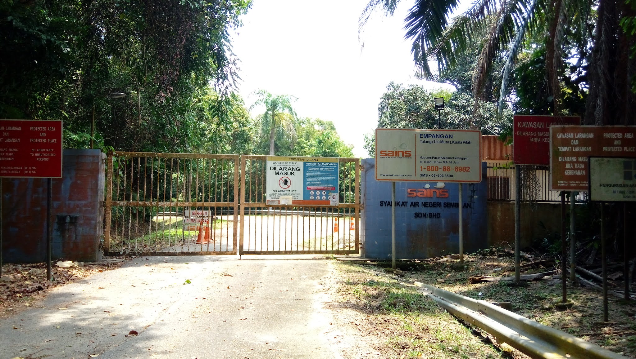 Empangan Talang, Kampung Jeram, Tanjung Ipoh, Kuala Pilah, Negeri Sembilan