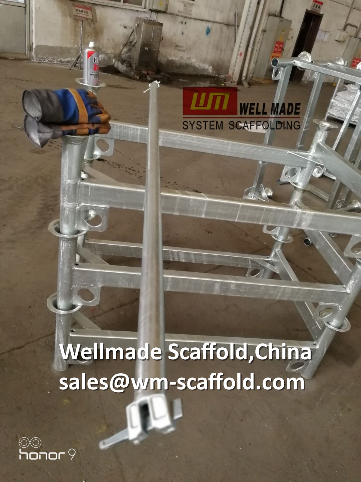 Ringlock Scaffolding Ledger Horizontal to New Zealand