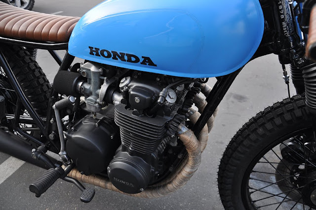 Honda CB550 By Seaweed and Gravel Hell Kustom
