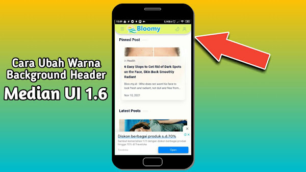 Cara Mengubah Warna Background Header Median UI 1.6