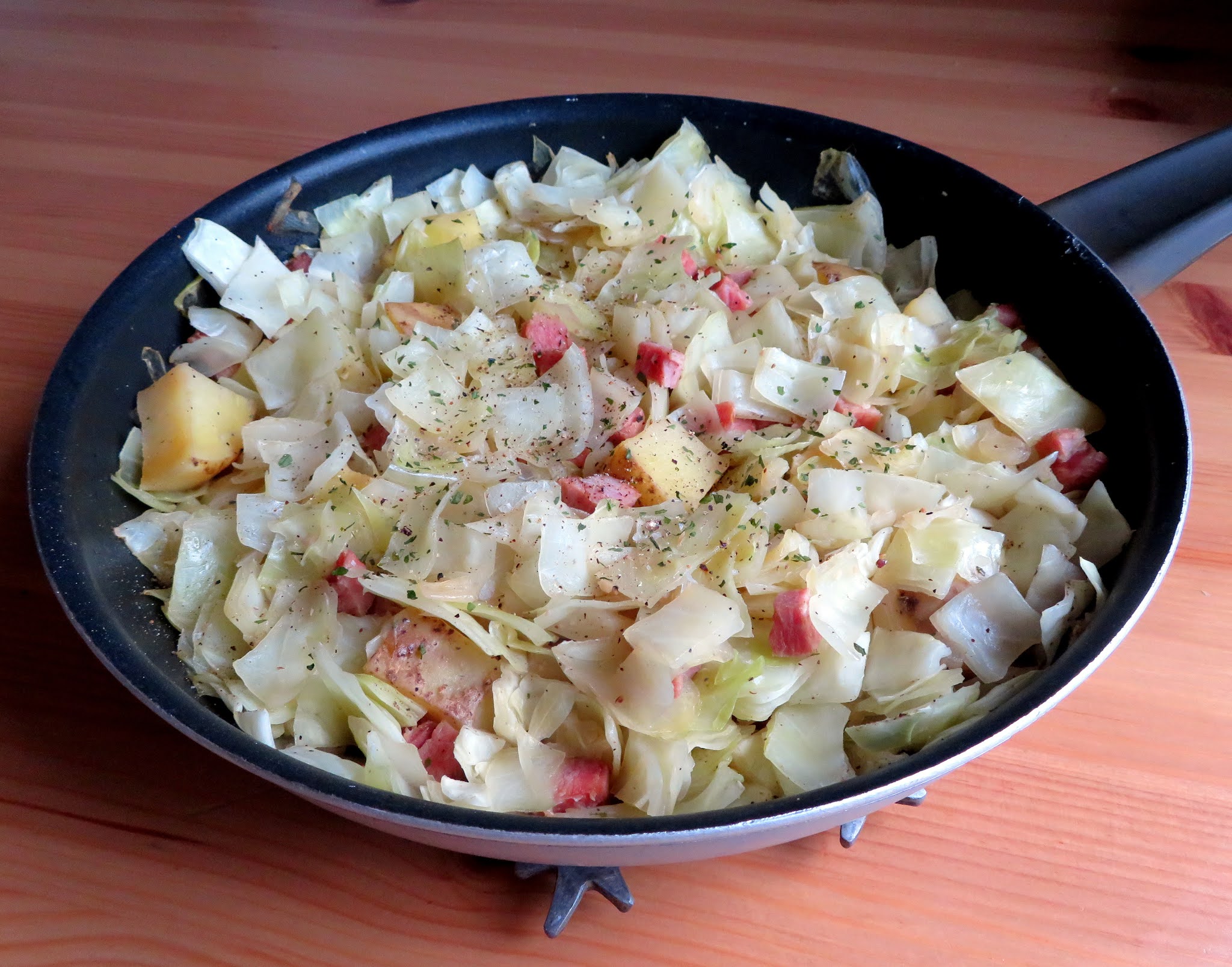 Smothered Cabbage with Ham The English Kitchen