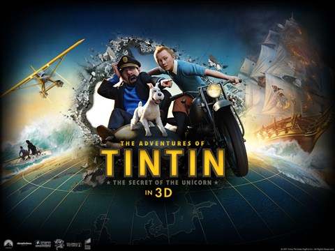 Movie on The Adventures Of Tintin   3d Movie Hd Wallpaper   Hd Wide 1080p