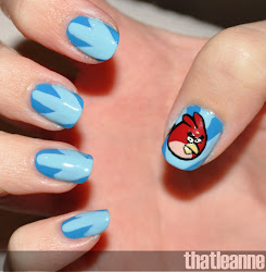 nail birds angry bird progress shot ever thatleanne nails mii maybe any above think