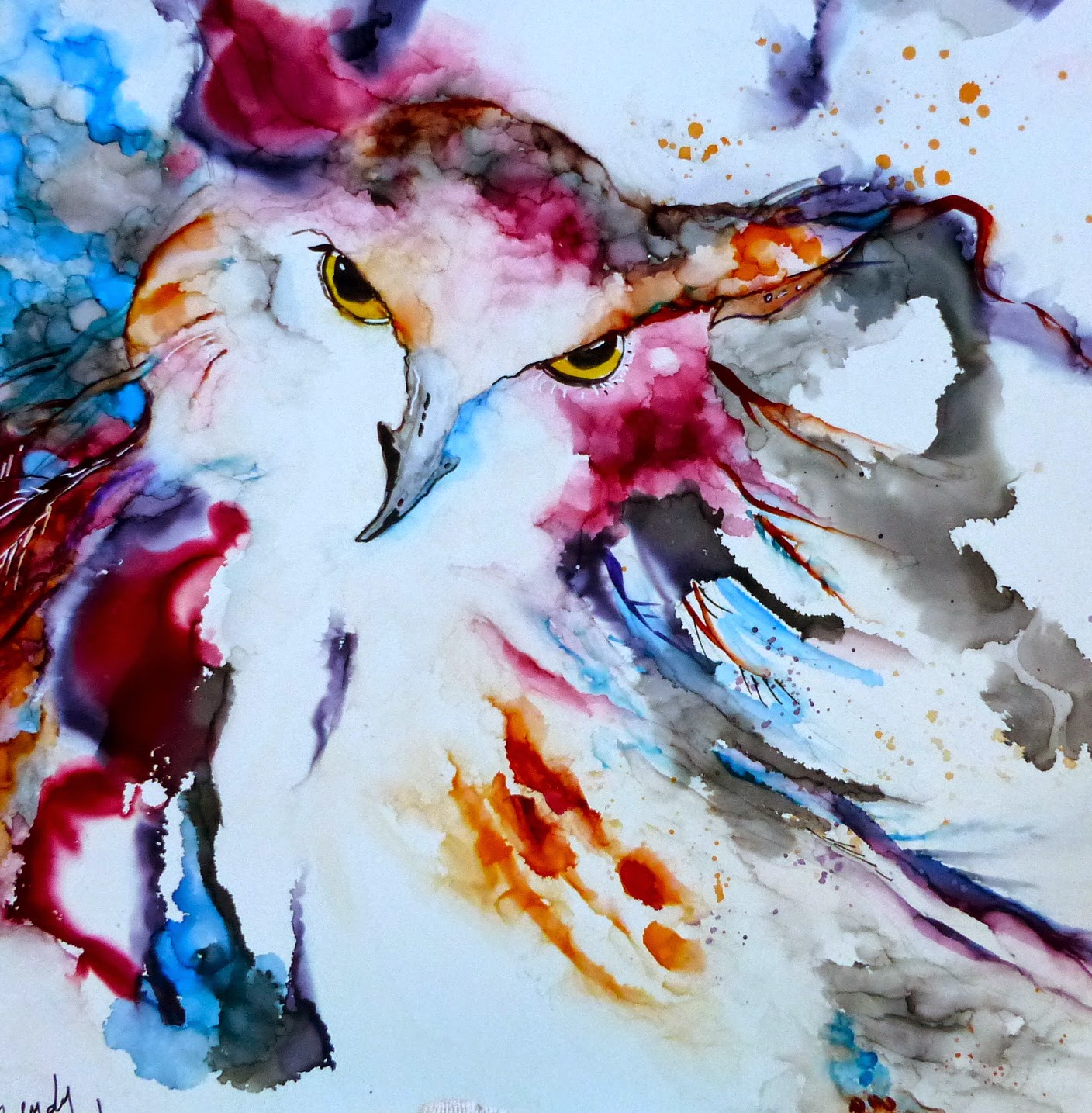 Alcohol Inks on Yupo: How to paint with alcohol inks