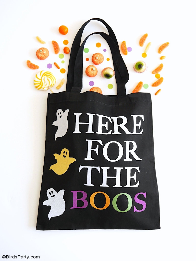 DIY No-Sew Halloween Trick or Treat Tote Bags - Party Ideas | Party ...