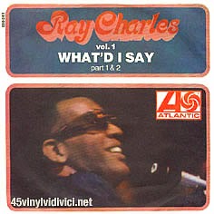Песня i see i say. Ray Charles what'd i say 1959. What`d i say.