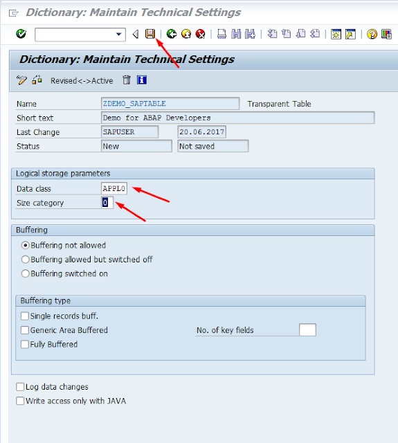 Step by Step Tutorial on Creating Table in SAP ABAP