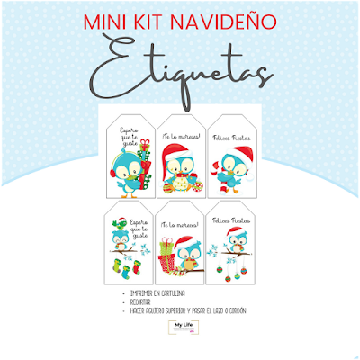 navidad, kit, infantil, imprimir, carta, papa noel, etiquetas, pegatinas, decoracion