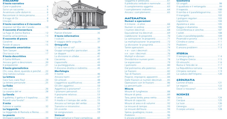 Guamodi Scuola Quaderno Operativo Di Tutte Le Discipline Per La Classe I Della Scuola Media Scaricalo Qui