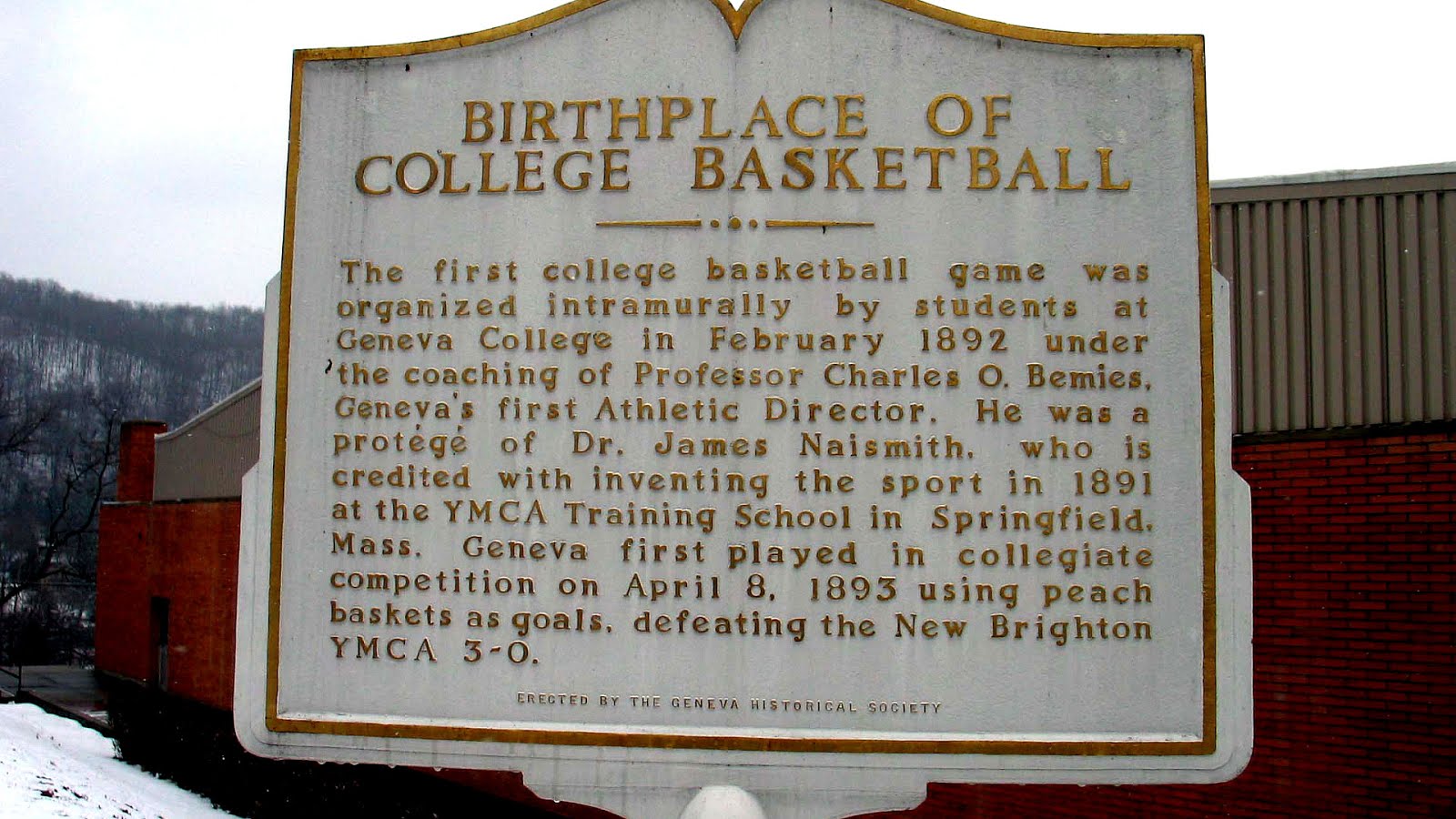First College Basketball Game Basketball Choices