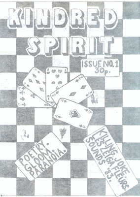 Kindred Spirit issue one front cover was influenced by Paul Weller's 1982 publication The Individual Spoke