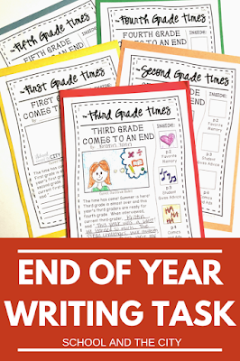 This is a meaningful, creative writing activity for the end of the year! Students use all those writing skills they learned throughout the year to write about how they feel about the end of the year, their favorite memories, and advice for next year's students.
