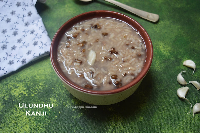 Ulundhu Kanji Recipe | Black Urad Dal Porridge Recipe | Karuppu Ulundham Kanji