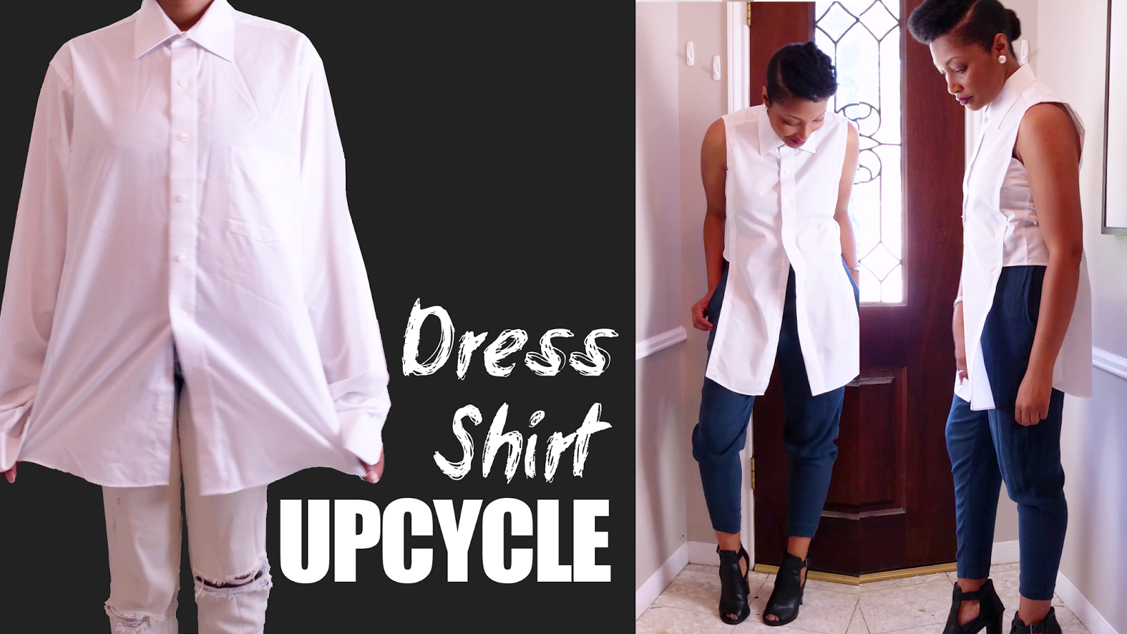 How To Upcycle A Men's Dress Shirt! Blueprint DIY
