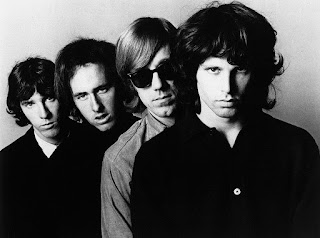 Fotografía en blanco y negro de The Doors en 1966