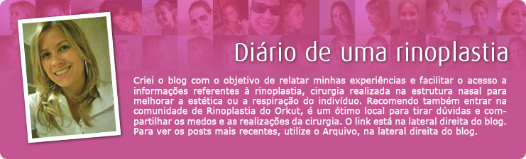 Diário de uma rinoplastia - Home