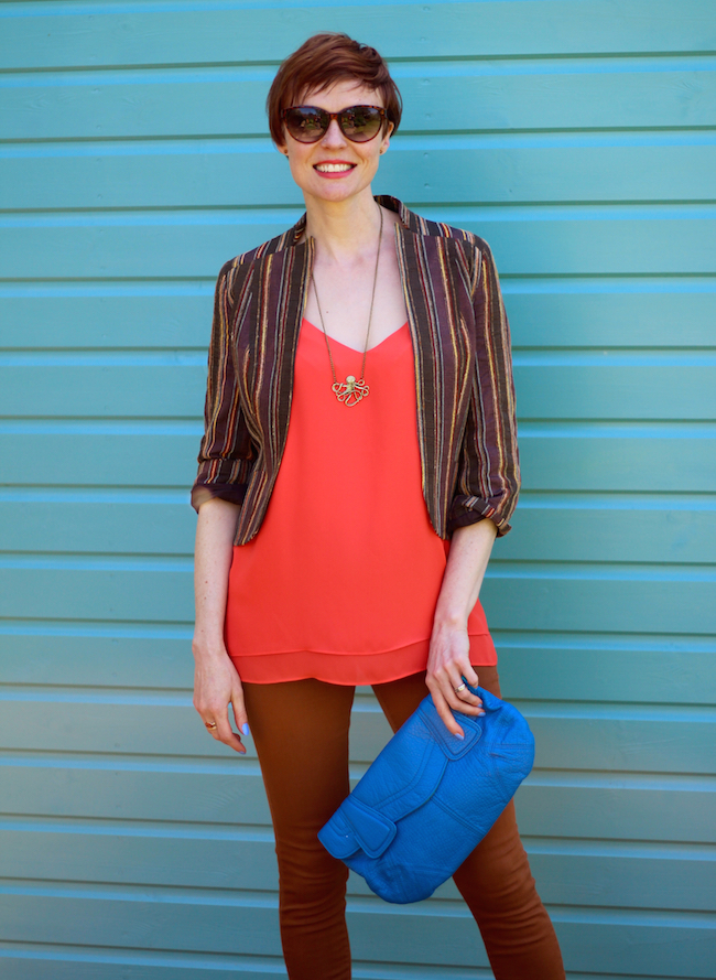 3 Ways to Wear Orange (or any Bold Colour) FAKE FABULOUS